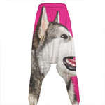 Cute Alaskan Malamute Print Hammer Pants