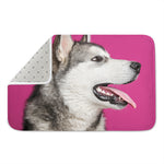 Cute Alaskan Malamute Print Indoor Door Mat