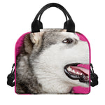 Cute Alaskan Malamute Print Insulated Lunch Bag