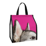 Cute Alaskan Malamute Print Insulated Lunch Tote
