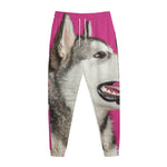 Cute Alaskan Malamute Print Jogger Pants