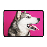 Cute Alaskan Malamute Print Kitchen Mat