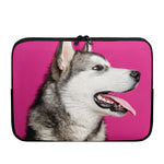 Cute Alaskan Malamute Print Laptop Sleeve