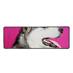 Cute Alaskan Malamute Print Long Kitchen Mat