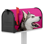 Cute Alaskan Malamute Print Mailbox Cover