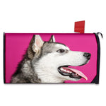 Cute Alaskan Malamute Print Mailbox Cover