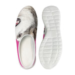 Cute Alaskan Malamute Print Mesh Casual Shoes