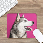 Cute Alaskan Malamute Print Mouse Pad