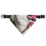 Cute Alaskan Malamute Print Over The Collar Dog Bandana