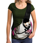 Cute Alaskan Malamute Print Pet Sling Carrier