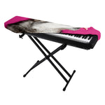 Cute Alaskan Malamute Print Piano Keyboard Cover