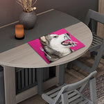 Cute Alaskan Malamute Print Placemat