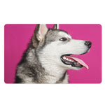 Cute Alaskan Malamute Print Polyester Doormat