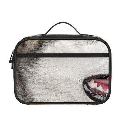 Cute Alaskan Malamute Print Portable Lunch Bag