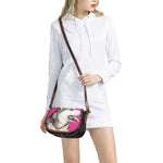 Cute Alaskan Malamute Print Saddle Bag