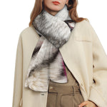 Cute Alaskan Malamute Print Scarf