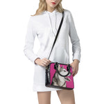 Cute Alaskan Malamute Print Shoulder Handbag