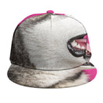 Cute Alaskan Malamute Print Snapback Cap