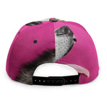 Cute Alaskan Malamute Print Snapback Cap