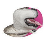 Cute Alaskan Malamute Print Snapback Cap