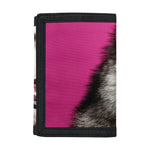 Cute Alaskan Malamute Print Trifold Wallet