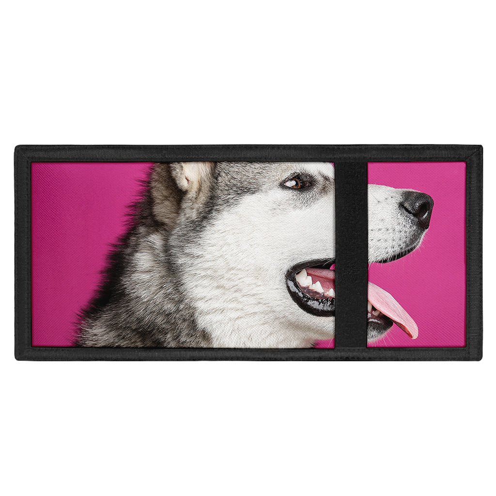 Cute Alaskan Malamute Print Trifold Wallet