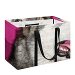 Cute Alaskan Malamute Print Utility Tote Bag