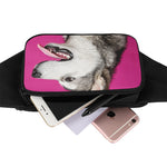 Cute Alaskan Malamute Print Waist Bag