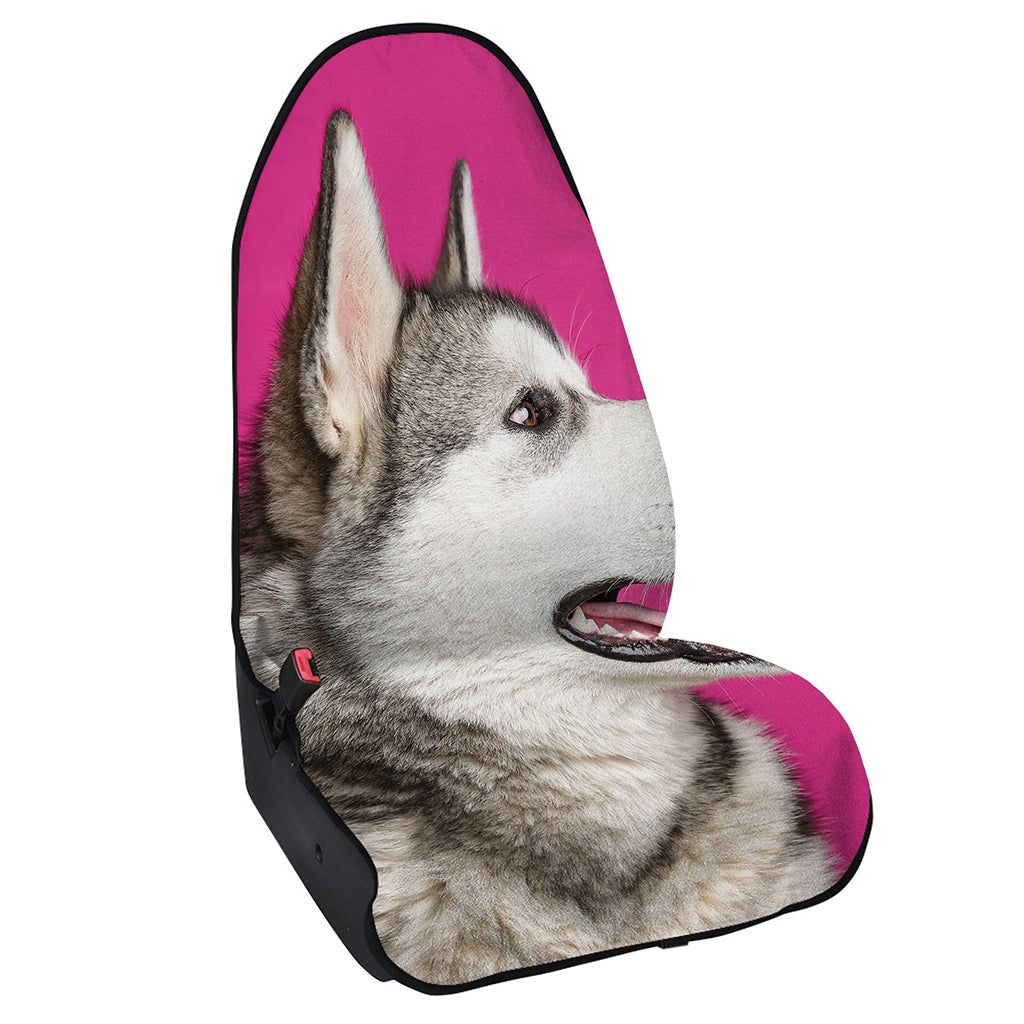 Cute Alaskan Malamute Print Waterproof Car Seat Cover
