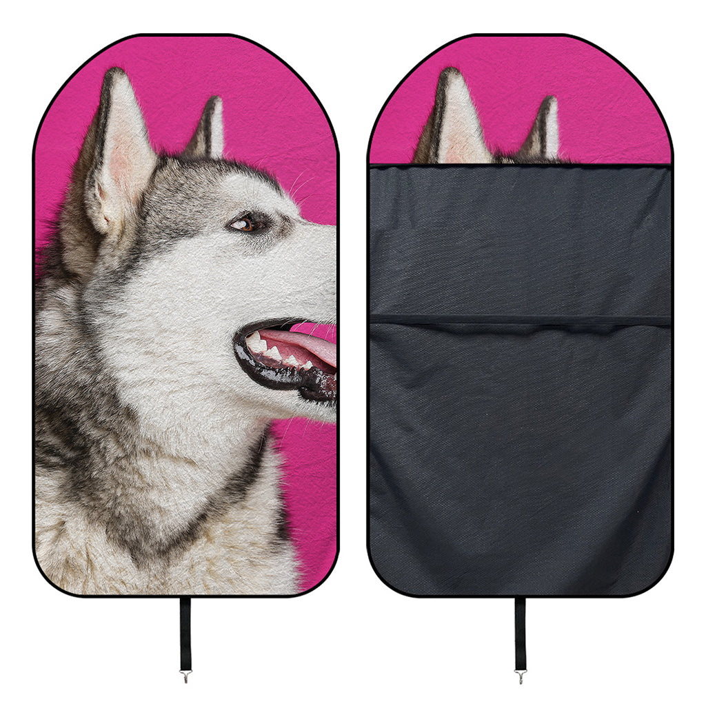 Cute Alaskan Malamute Print Waterproof Car Seat Cover