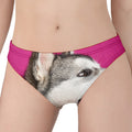 Cute Alaskan Malamute Print Women's Panties