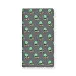 Cute Alien With Bow Tie Print Baby Crib Sheet
