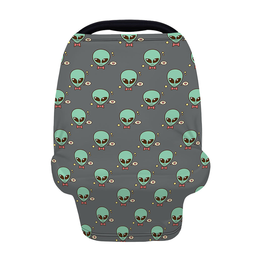 Cute Alien With Bow Tie Print Baby Seat Cover