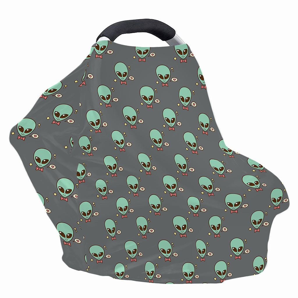 Cute Alien With Bow Tie Print Baby Seat Cover