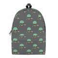 Cute Alien With Bow Tie Print School Backpack
