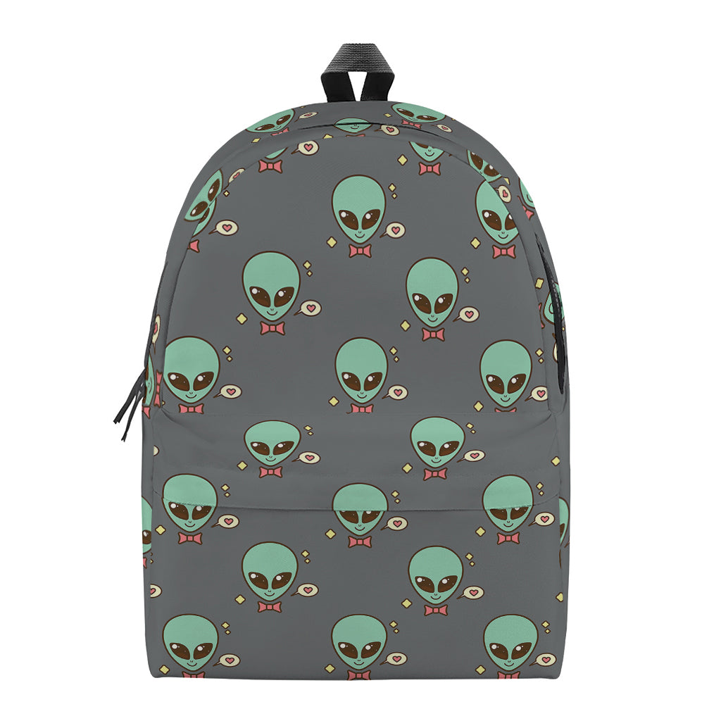 Cute Alien With Bow Tie Print Backpack