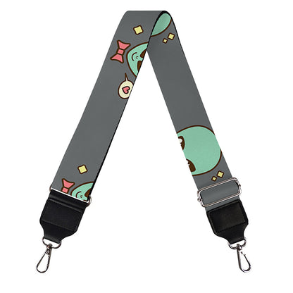 Cute Alien With Bow Tie Print Bag Strap