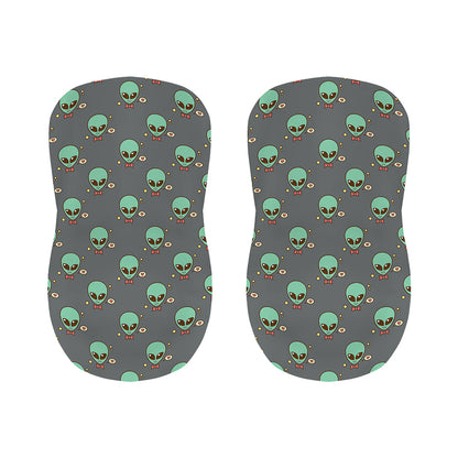 Cute Alien With Bow Tie Print Bar Stool Covers