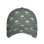 Cute Alien With Bow Tie Print Baseball Cap