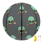 Cute Alien With Bow Tie Print Basketball