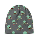 Cute Alien With Bow Tie Print Beanie