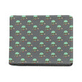 Cute Alien With Bow Tie Print Bifold Wallet