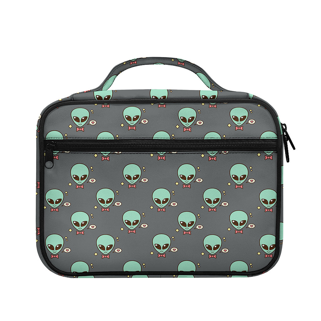 Cute Alien With Bow Tie Print Briefcase Bible Bag