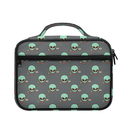 Cute Alien With Bow Tie Print Briefcase Bible Bag
