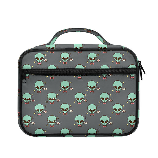 Cute Alien With Bow Tie Print Briefcase Bible Bag