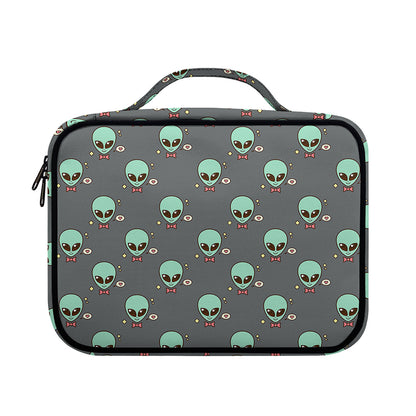 Cute Alien With Bow Tie Print Briefcase Bible Bag