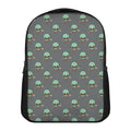 Cute Alien With Bow Tie Print Casual Backpack