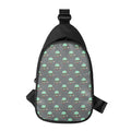 Cute Alien With Bow Tie Print Sling Bag