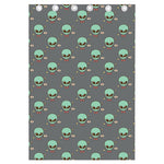 Cute Alien With Bow Tie Print Curtain