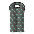 Cute Alien With Bow Tie Print Double Neoprene Wine Tote